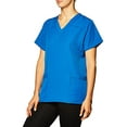 thumbnail image 2 of WonderWink Blouse Médicale Femme Extensible Quatre Directions Col en V Sportif, Marine, Très Petit, 2 of 4