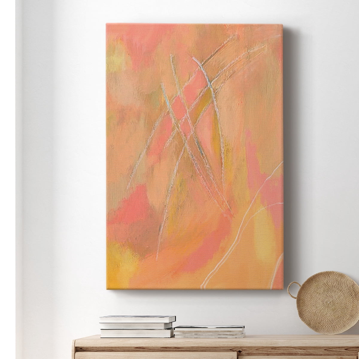 Peach Bliss IV Premium Gallery Wrapped Canvas - Ready to Hang