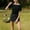 Black, variant on Womens Summer Short Skirt High Waist Casual Cute A-Line Mini Skirts with Built in Short Light Blue XL