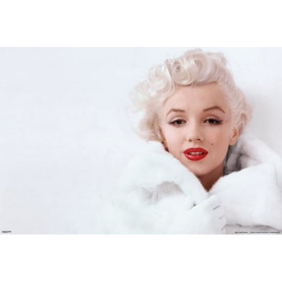 Marilyn Monroe - White Poster (24 x 36)