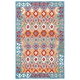thumbnail image 6 of SAFAVIEH Aspen Enric Damask Wool Runner Rug, Blue/Ivory, 2'3" x 9', 6 of 8