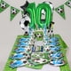 thumbnail image 3 of Yanonmyfd Soccer Balloons 10th Birthday Decorations for Boy - Soccer Birthday Party Balloons World Cup Sports Theme Party Decorations Decor Supplies - 32inch Foil Mylar Green 10 Balloon,Green 10., 3 of 11