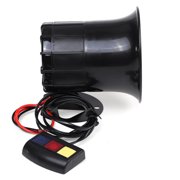 135dB Warning Siren Horn, 12V Car Warning Alarm Police Fire Loud Alarm Speaker for Police Fire Ambulance ERV Patrol Car Truck