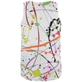 thumbnail image 2 of Splatter Paint White All Over Adult Tank Top - X-Large, 2 of 2