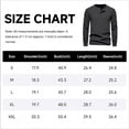 thumbnail image 5 of AZoiNM Men's Long Sleeve Henley Shirt Waffle Knit Regular Fit Casual Pullover Tee Soft Lightweight Button Front Top for Fall Winter Spring, 5 of 10