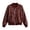 Red, variant on Xijirk Women Polka Dot Bomber Jacket Zip Up Long Sleeve Ribbed Trim Coat for Spring Fall Daily Wear