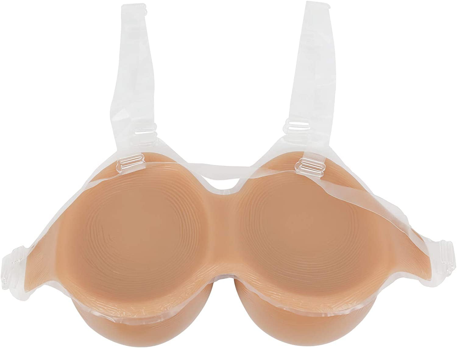 Vollence Strap on Silicone Breast Forms Fake Boobs for Mastectomy