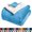 Light Blue, variant on IR Imperial Rooms Sherpa Bed Blanket Soft Thick & Warm Fluffy Plush Winter Fleece Reversible Lightweight Twin (60x80) Teal