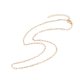 thumbnail image 2 of 304 Stainless Steel Paperclip Chains Necklace for Women Golden 17.44 inch(44.3cm), 2 of 5