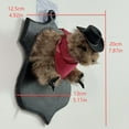 thumbnail image 6 of Cowboy Bandits Taxidermy Squirrels The Cowboy Hamster Hangs On The Wall For Home Decoration, 6 of 6