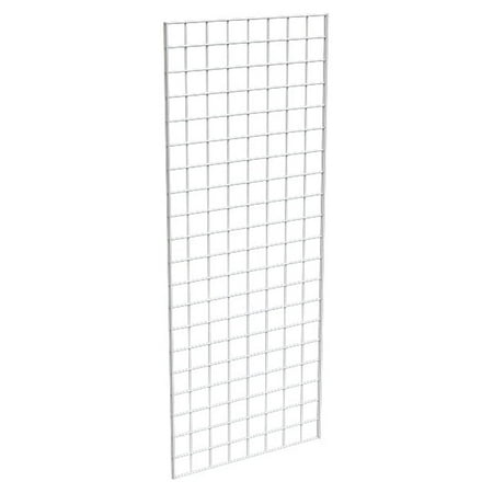 Grid Panel for Retail Display – Perfect White Metal Grid for Any Retail Display, 2’ Width x 5’ Height, 3 Grids Per Carton (White)