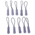 thumbnail image 2 of Zipper Slip Rope Backpack Zipper Rope 10x Zipper Pulls Slider Cord Rope Puller Ends Lock Zip Clip Buckle For Bag EDC Gray, 2 of 8