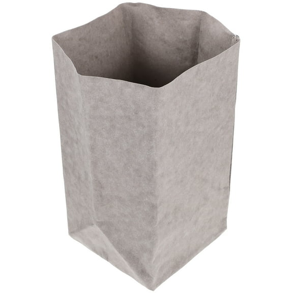 FESTFENDS Kraft Paper Bag Organizer for Flowerpot Cover and Toy Storage Brown 1Pcs 11.4x5.9x5.9in