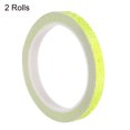 thumbnail image 3 of Uxcell Reflective Tape 2 Roll 26 ft x 0.4 inch Adhesive High Visibility Safety Tape Reflector Fluorescence Green, 3 of 6