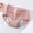Pink, variant on RKSTN Womens Underwear 100% Cotton Underwear Women Lace Panties Low Waist Solid Color Breathable Antibacterial Gusset Underwear