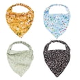 thumbnail image 1 of Paquete de 6 pañuelos elásticos florales, pañuelo turbante, pañuelo triangular, accesorios para el cabello para mujeres y niñas Adepaton BST3007847-2, 1 of 6