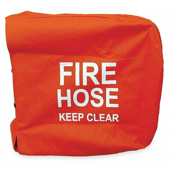 Fire Hose Cover, 25 In.L, 25 In.W, Red