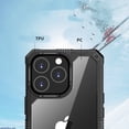 thumbnail image 2 of TECH CIRCLE Clear Case Compatible with iPhone 13 Pro Max Full Body Protection Anti-slip Shockproof phone Case Hard Back Slim Fit Cover For iPhone 13 Pro Max,Armygreen, 2 of 6