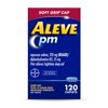 Aleve PM Soft Grip Arthritis Cap Pain Reliever & Nighttime Sleep Aid Caplets, 120 Count