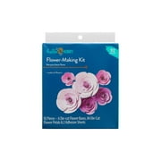 Hello Hobby Pink Lilac Paper Flower Craft Kit, 90 Pieces Adult, Unisex