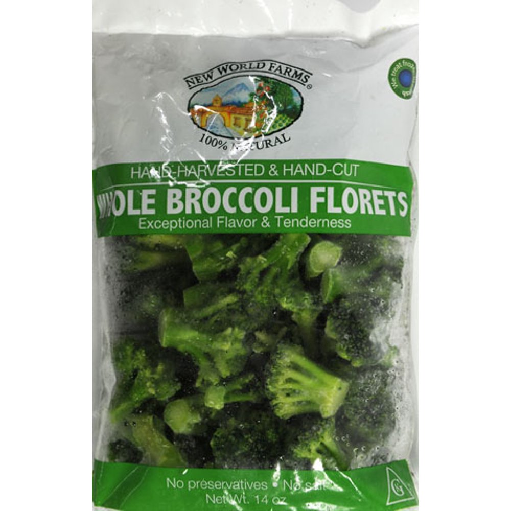 New World Farms Whole Broccoli Florets, 14 oz