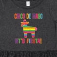 thumbnail image 4 of Inktastic Cinco De Mayo Pinata Lets Fiesta Girls Toddler Dress, 4 of 5