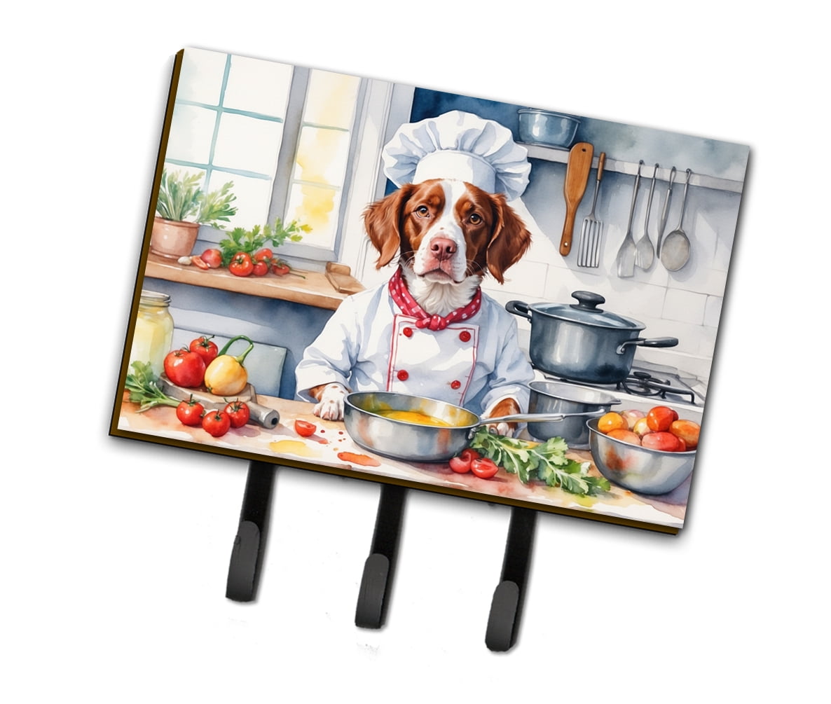Kuvasz The Chef Leash or Key Holder 6 in x 9 in