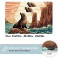 thumbnail image 2 of Sea Lion Polyester Non-Slip Office Mat & Kitchen Rug, Machine Washable Door Mats, 2 of 6