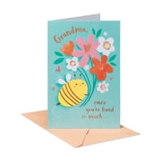 American Greetings Mother's Day Card For Grandma (Bee Holding Bouquet)