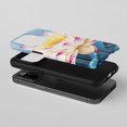 thumbnail image 2 of Lotus Flower For All iPhone Series Tough Phone Case Botanical Art Blue Yellow Pink, 2 of 7