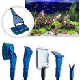 thumbnail image 2 of Lycheer 5 in 1 Professional Aquarium Fish Tank Cleaning Kit Fish Net + Rake + Scraper + Fork + Sponge Brush Glass Aquarium Cleaner Tool Set Wonderful Christmas Xmas Gift, 2 of 7