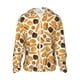 thumbnail image 1 of Fotbe Coffee Bun Hot Dog Chaqueta con Protección Solar UPF 50+ para Hombre y Mujer, Camisa con Capucha y Bolsillos-Medium, 1 of 7