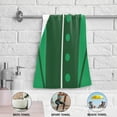thumbnail image 4 of Coolnut Leprechaun Bow Tie Hand Towels 2 PCS, Ultra Soft and Highly Absorbent, St Patrick's Day Green Decorative Fingertip Towel for Home, Bathroom, Kitchen, 28.3"x14.4", 4 of 4