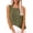 Army Green #1, variant on WULMLEO Cotton Linen Tank Tops for Women - Sleeveless Crewneck Summer Gauzy Shirts Loose Fit Casual Beach Vacation Camisole White XL