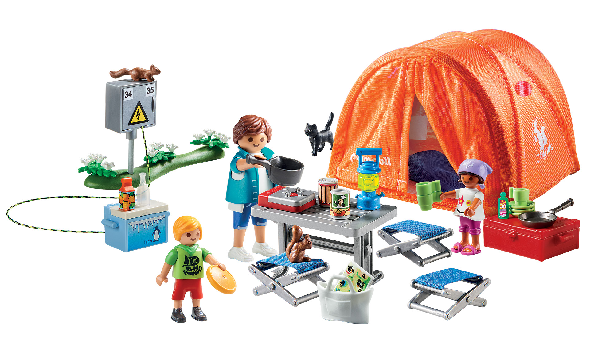 PLAYMOBIL Family Camping Trip Playset Walmart Walmart