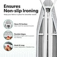 thumbnail image 7 of Home Intuition Iron Scorch Resistant Ironing Board Cover and Pad, 15x54, Standard Size Coated Thick Padding, Grey, 7 of 7