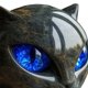 thumbnail image 3 of Halloween Cat Sculpture Resin Tabletop Statue For Home Decor () Black Blue, 3 of 9