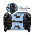thumbnail image 2 of Fotbe Dachshund Dog Funda Protectora para Equipaje, Antirrayones y Resistente a la Suciedad, Compatible con Maletas de 18 a 32 Pulgadas-Small, 2 of 7