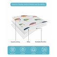 thumbnail image 5 of Colorful Fish Twin XL Size Down Alternative Comforter, Lightweight Comforter Quilt Bedding Set with Pillow Shams Watercolor Cartoon Fishing All Seasons Bed Comforter Duvet Insert 68"x98", 5 of 7