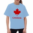 thumbnail image 4 of GDREDA Canada T-Shirt Drapeau Imprimé Filles T-Shirt à Manches Courtes d'Été Col Rond T-Shirt Coupe Décontractée T-Shirts Basiques, 4 of 6