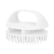 thumbnail image 4 of Masajeador de cuero cabelludo, cepillo de champú, ducha ergonómica, depurador de cuero cabelludo, lavado de cabello Blanco, 4 of 9