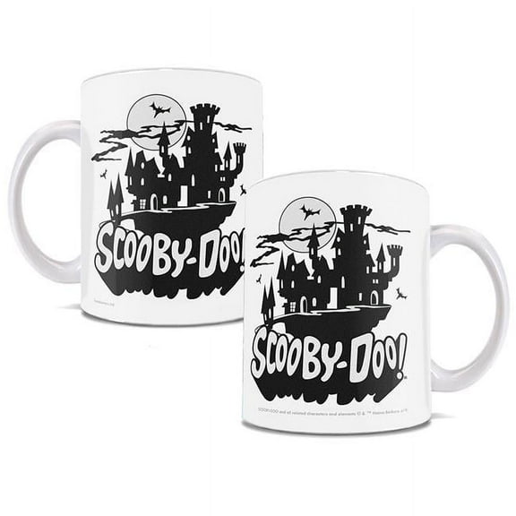 Trend Setters  Scooby Doo Spooky Mansion Ceramic Mug, White