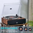 thumbnail image 3 of Tocadiscos FancyRabbit H2410-Rosewood con altavoz Bluetooth, 3 of 6