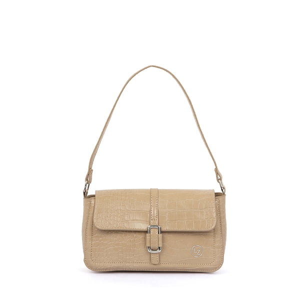 Bolsa Baguette Estampado Animal Skin color Fango Lucentzza 5BLZP22551