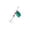 A#041, variant on Green Spinner Lure with Black Stripes & Red Bead – Vibrant Rotating Blade Creates Flash & Vibration to Mimic Baitfish for Bass, Trout, Pike in Lakes, Rivers, Streams