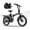 Black, variant on Foldable Electric Bike for Adults, 983W Peak Motor, Up to 70 Mile Range, 20 MPH, 48V Removable Battery, 20" Step Thru Fat Tire All-Terrain Ebike with Shimano 7-Speed, Front Suspension