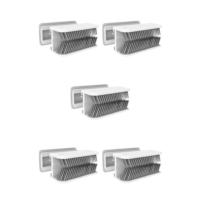 Wosthever Colector de pelo montado en la pared, lavabo antiobstrucción, accesorio colector de ducha, baño doméstico, ducha, inodoro Type2 NO2