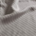 thumbnail image 5 of Madison Park Couverture en Coton Liqui Pleine/queen, Gris, 5 of 5