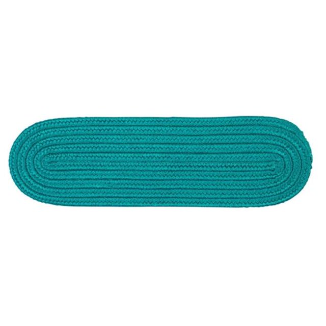 Colonial Mills BR56A008X028X Boca Raton - Marche d'Escalier Turquoise - Tapis Simple