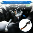 thumbnail image 3 of Palancas de freno y embrague cortas y largas para Yamaha YZF R1 02-03, palanca de freno ajustable en 6 posiciones, aleación de aluminio, mango negro con extremo naranja, 3 of 6